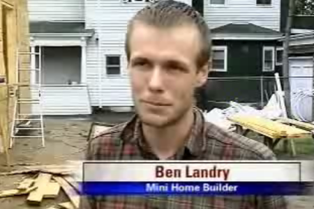 More on Ben Landry’s Tiny House in Binghamton, New York
