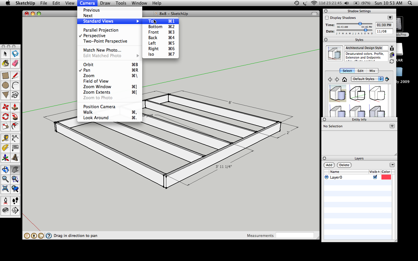 Sketchup 2D Drawing