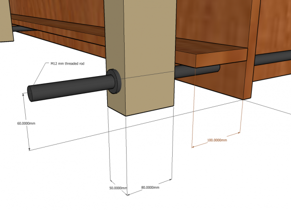 rammed earth wall former detail dimensions