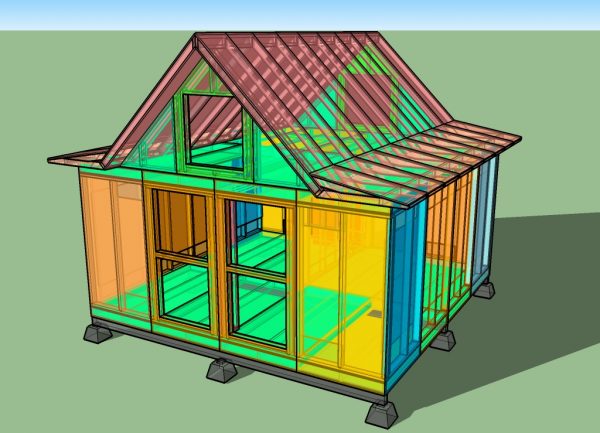 panel system 10 roof