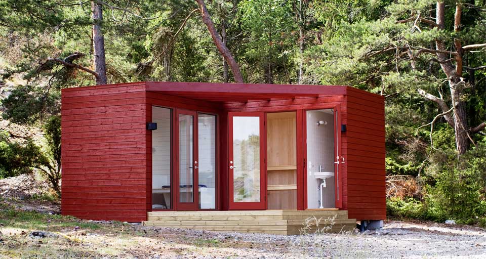 Compact Cabins from Sweden