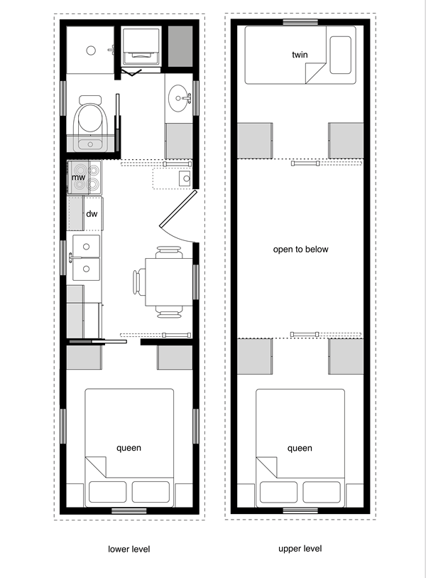 Tiny House Floor Plans With Lower Level, Small House Floor Plans With Loft