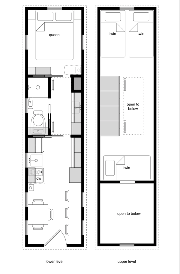 Tiny House Floor Plans With Lower Level Beds TinyHouseDesign tiny-house-floor-plans-with-lower-level-beds-tinyhousedesign