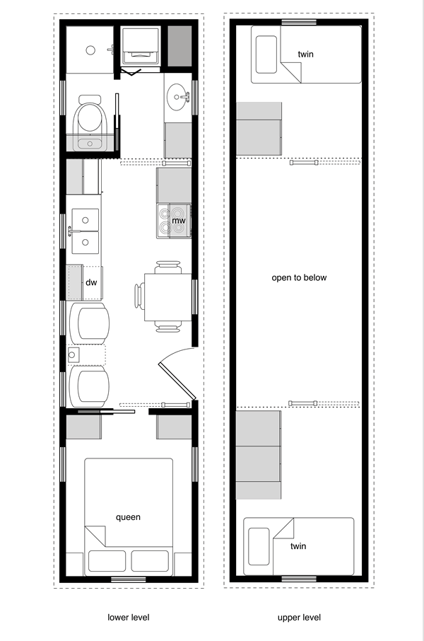 Tiny Home Floor Plan One Bedroom
