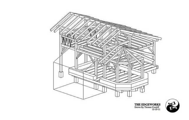 Timber Frame Straw Bale House, Wood Houses Plans Free