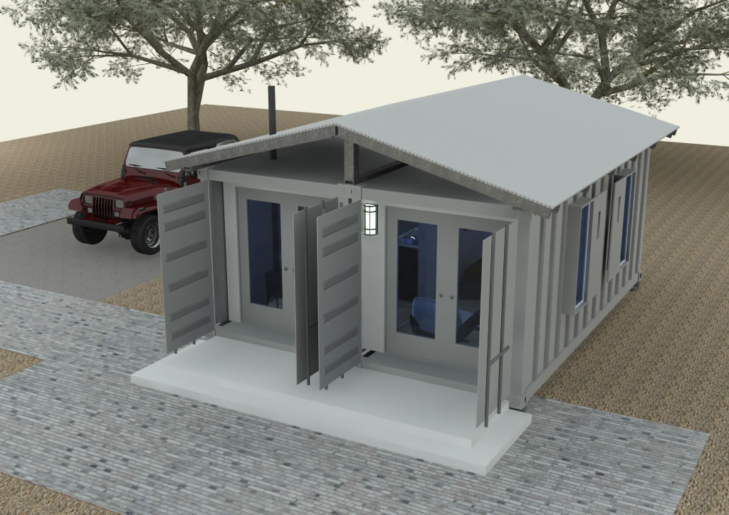 Shipping Container Cabin Concept – Part 3
