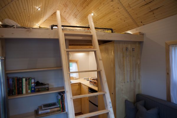 Jamisons Tiny House - Loft Ladder