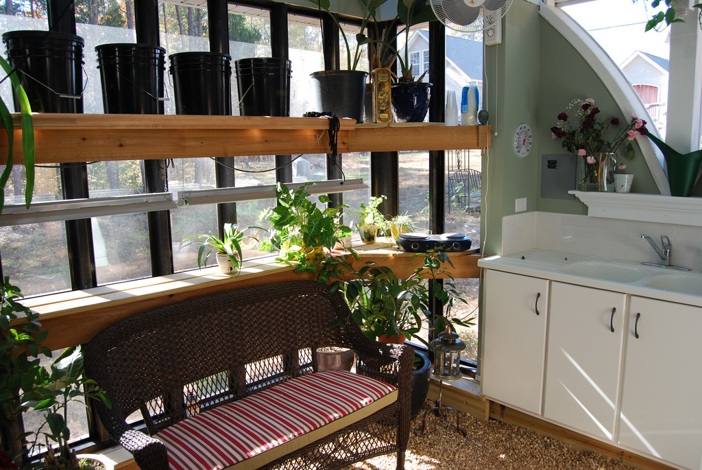 Jeff s Cabin Greenhouse  TinyHouseDesign