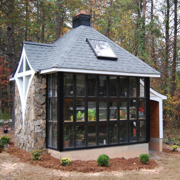 Jeffs Cabin Greenhouse - Side Front