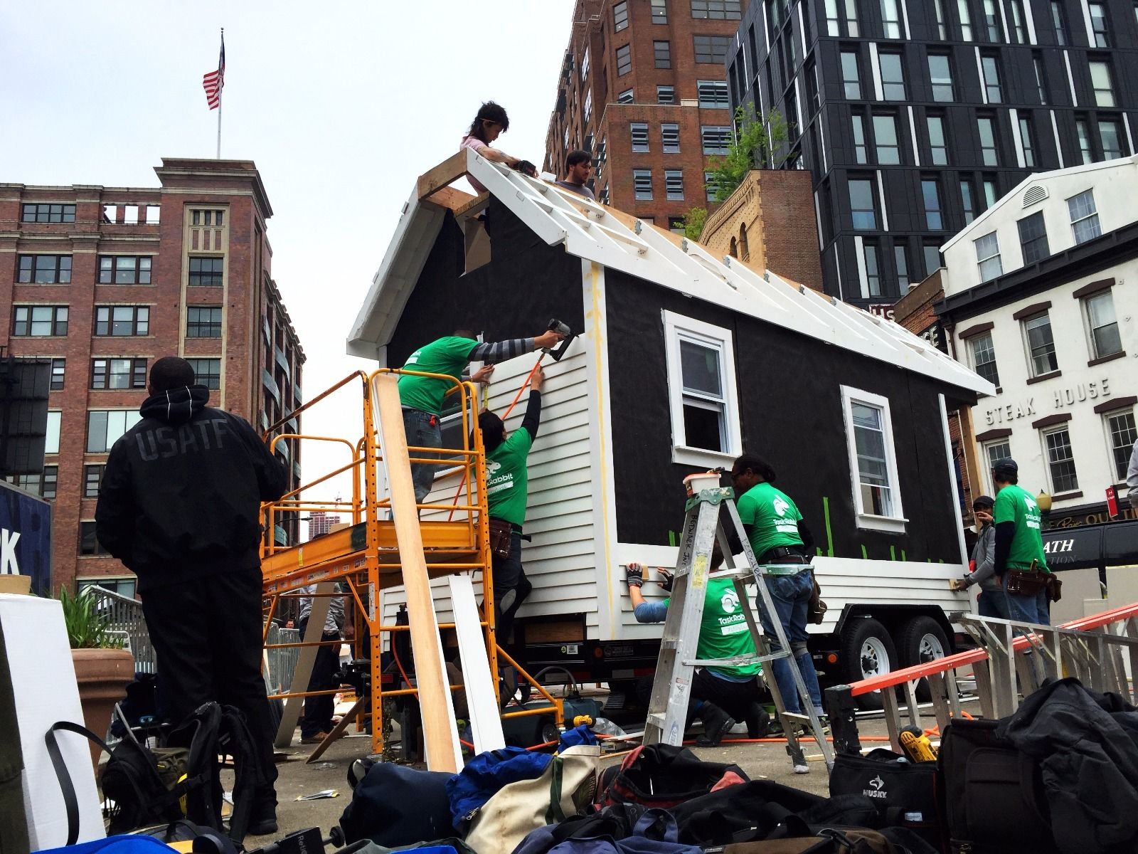 A Tiny Task Building Tiny House