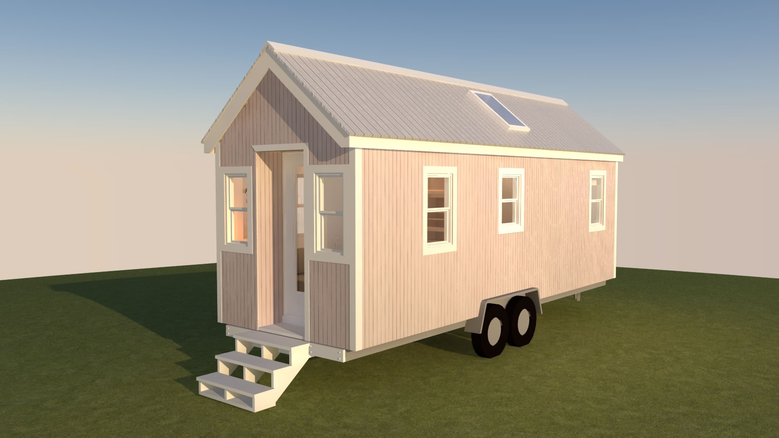 House Plan Preview – 12×24 Cabin – Tiny House Design