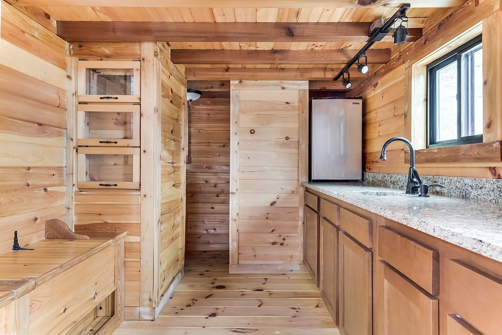 25K Cedar Tiny Home Kitchen