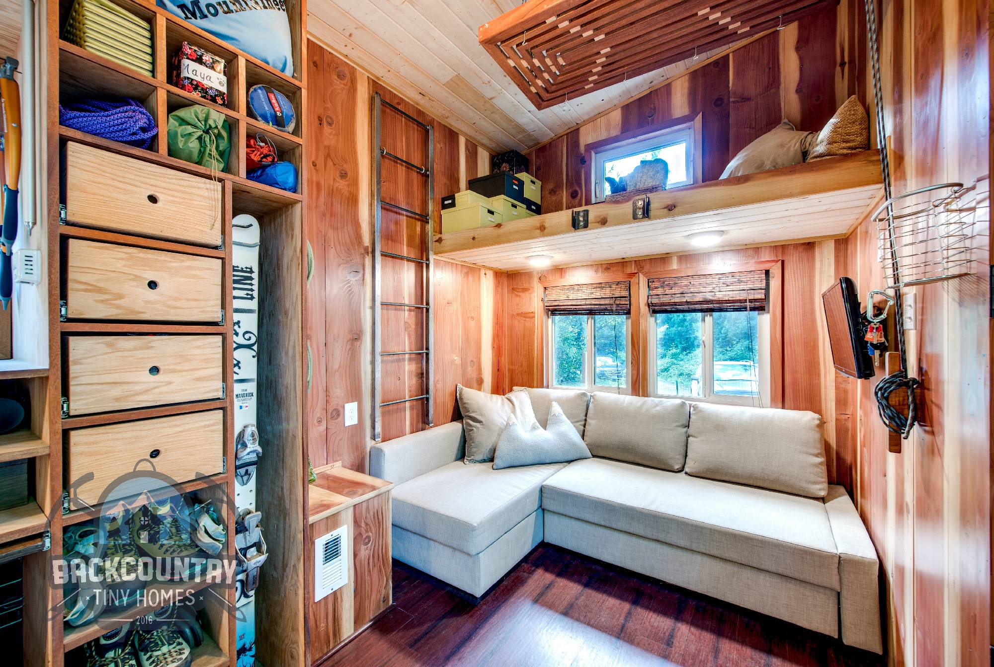 Backcountry Basecamp Tiny House living room