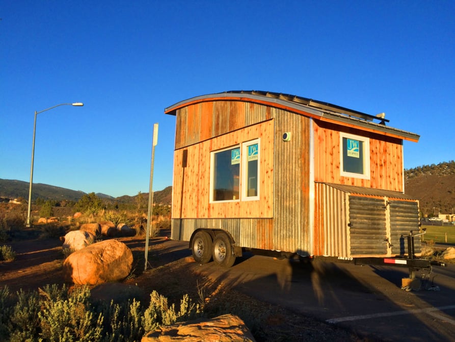 Arched Roof Tiny House by Rocky Mountain Tiny Houses