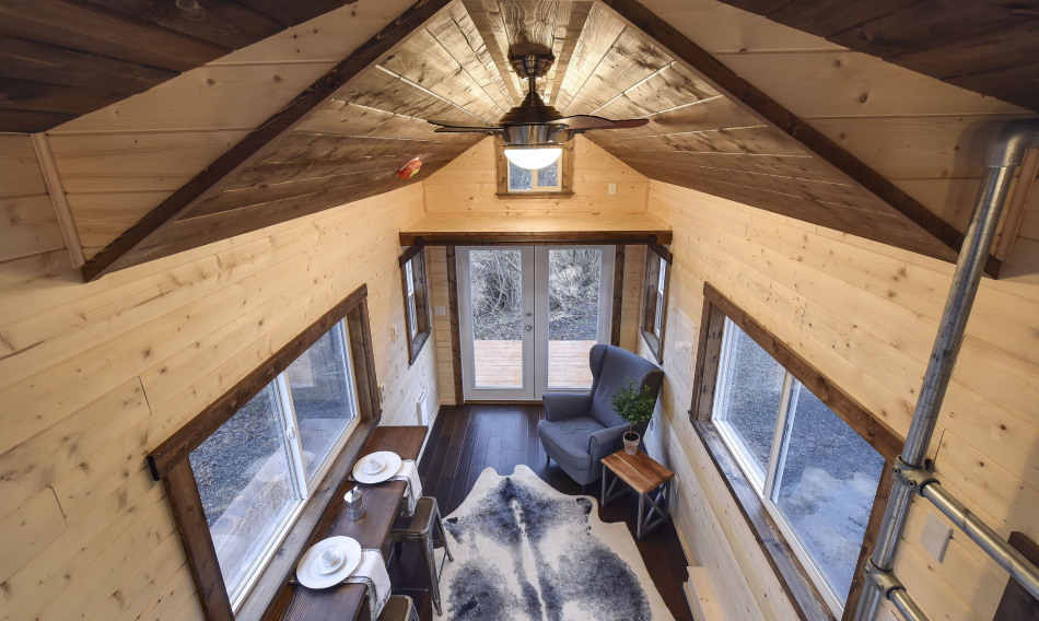 View from Loft - Napa Edition by Mint Tiny Homes