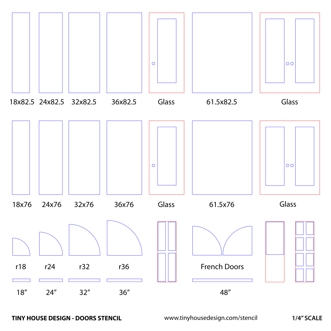 Tiny House Design Stencils - Tiny House Design