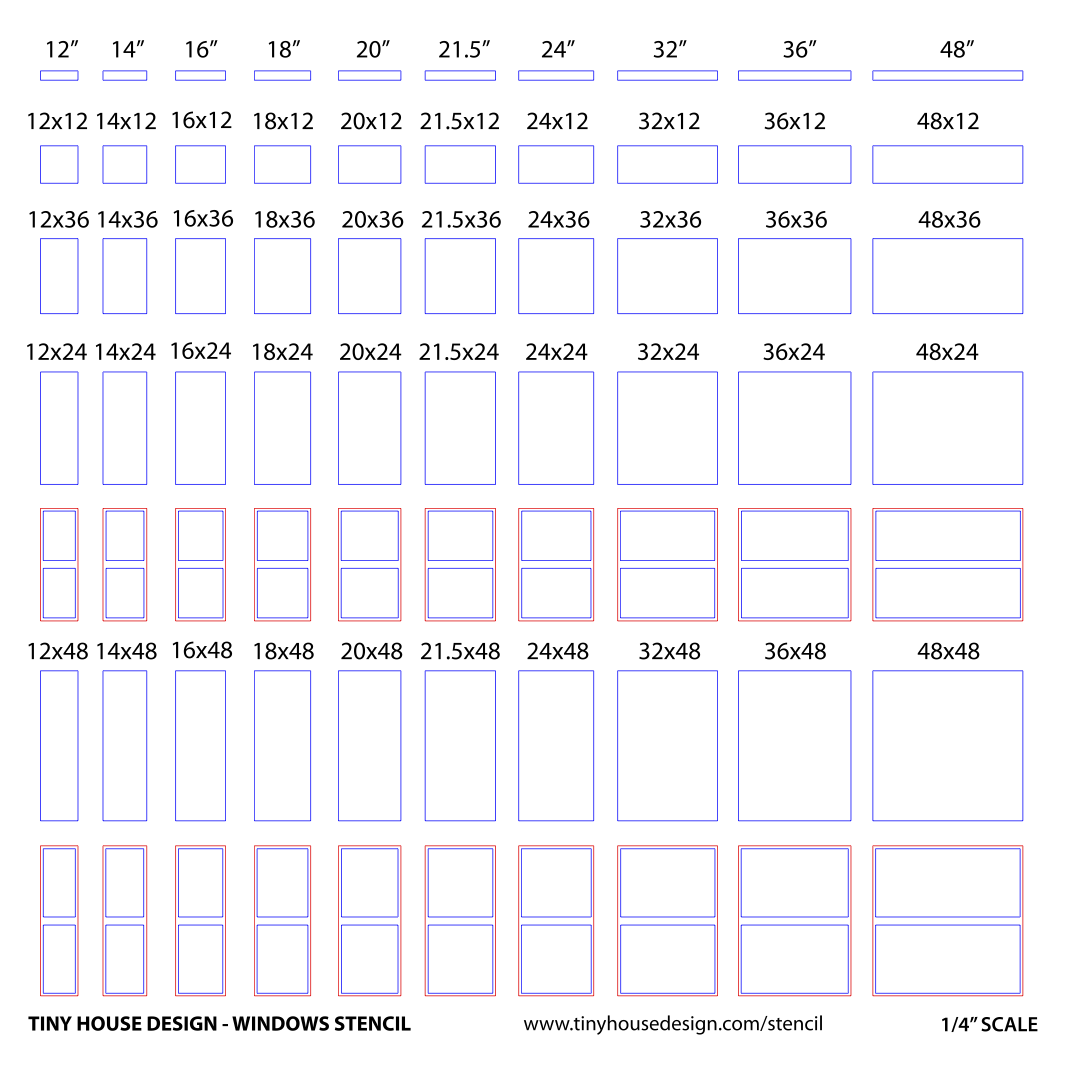 Tiny House Design Stencils - Tiny House Design