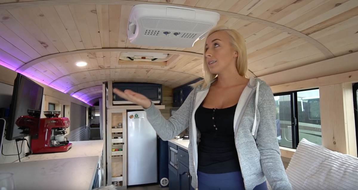 Scott & Kayley Jaye’s Skoolie Bus Conversion Is Done and on the Road!