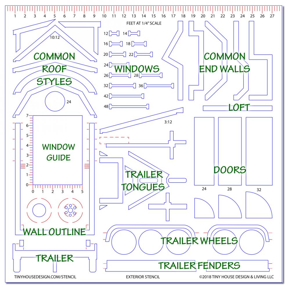 How to Draw a Tiny House Floor Plan on Blank Paper