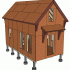 12×24 Homesteader’s Cabin Plans