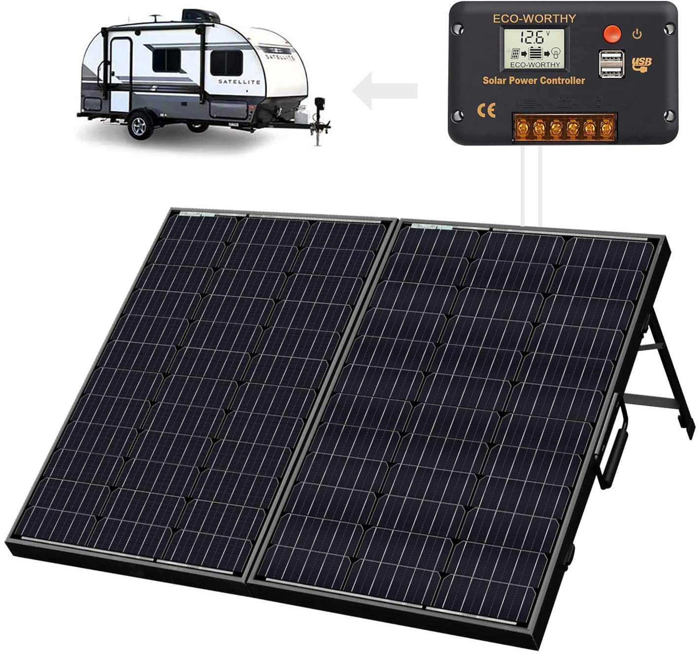 Camping Solar DC to AC Power Using NO Batteries! for Off Grid Pond Pumps RV 
