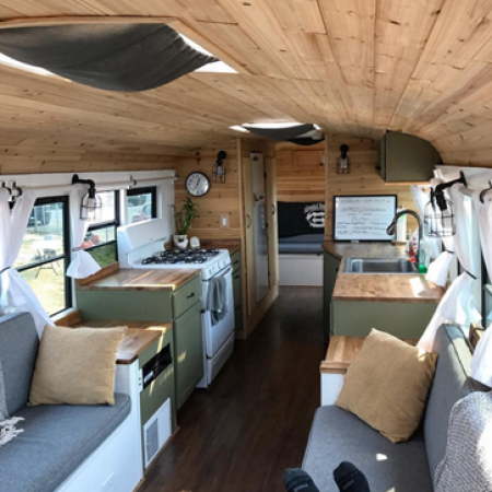 So You Want To Convert A School Bus Into A Camper TinyHouseDesign   School Bus Into A Camper 450x450 