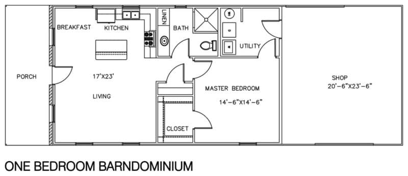 Simple Barndominium