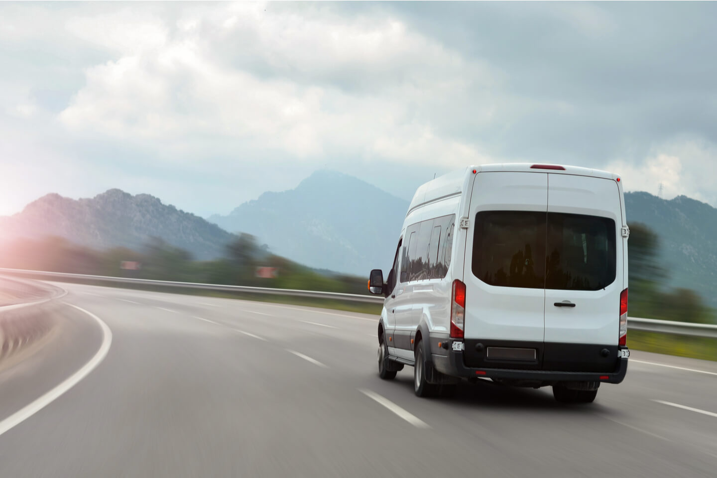 Mercedes Sprinter on the Road