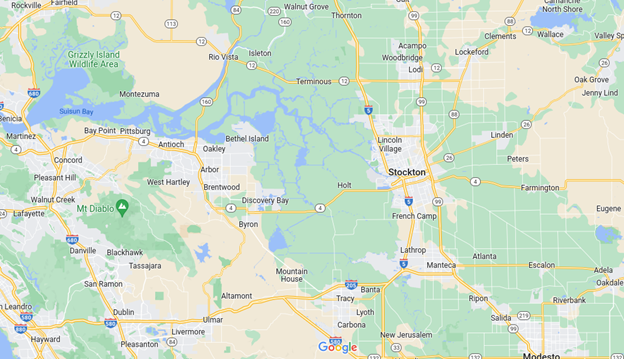 List of top ten RV Parks in the Stockton