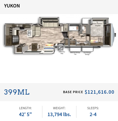 Yukon Floorplan
